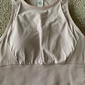 light pink lulu lemon workout top